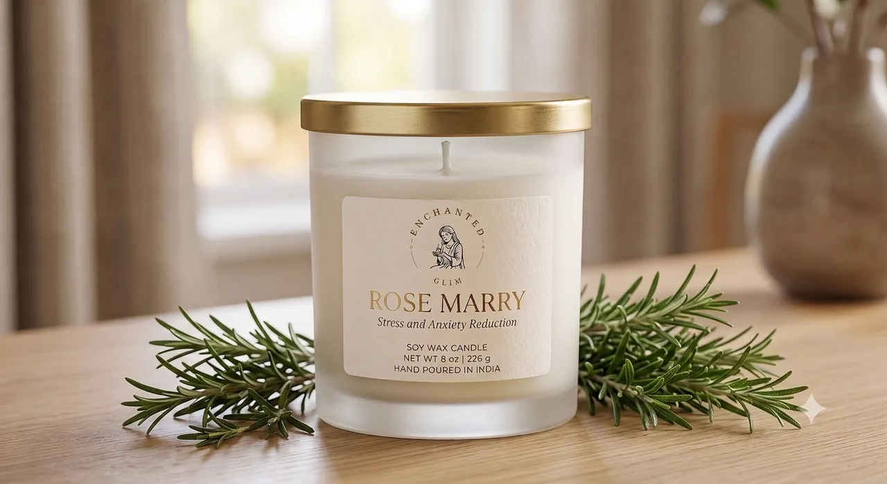 Rose Marry — Enchanted Glim soy wax candle